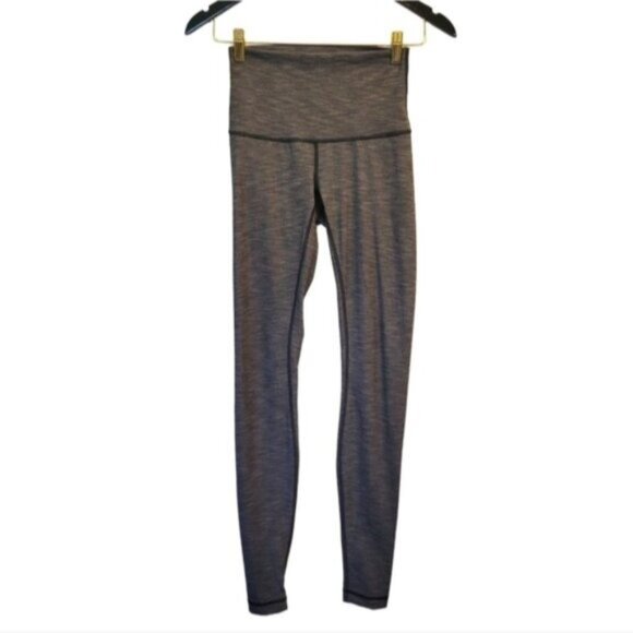 LuluLemon | Space Dye High Waist Legging Charcoal Gray - Picture 1 of 5